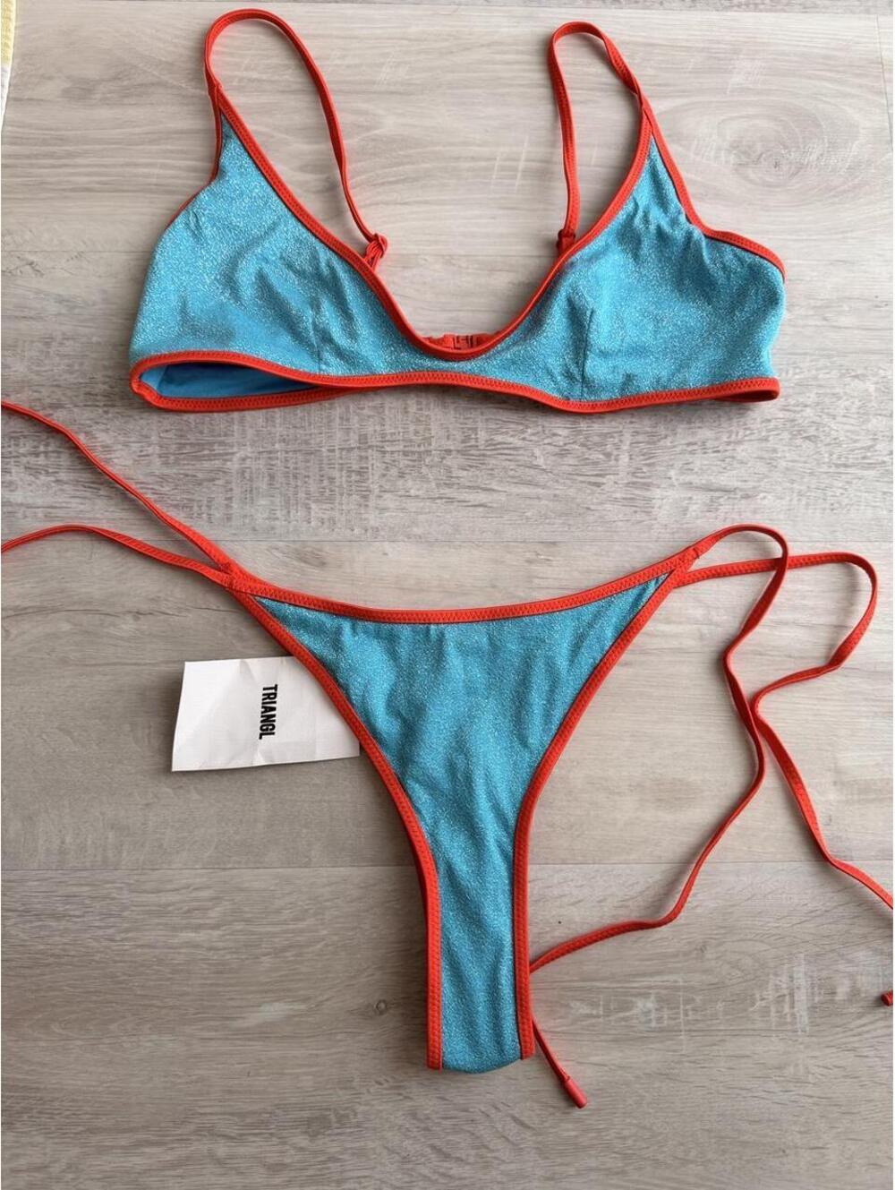 Triangl Women's Blue and Multi Bikinis-and-tankini-set